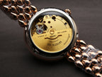 DEVILLE PRESTIGE 32MM ROSE GOLD DIAMOND BEZEL MOP DIAL