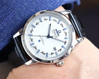 SEAMASTER GLOBEMASTER 40MM WHITE DIAL ANNUAL CALENDAR