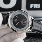 DEVILLE CHRONOMETER 40MM MOONPHASE GREY BLACK DIAL