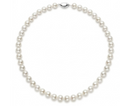 Minimalist Classic Pearl Strand Necklace – Minimalist Round Pearl Beaded Necklace for Women – Elegant Everyday Jewelry for Women