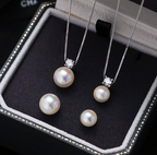 Minimalist Minimalist Pearl Pendant Necklace – Delicate Pearl Drop Necklace for Women – Elegant Everyday Jewelry for Women