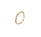 Minimalist Minimalist Gold Adjustable Ring – Elegant Open Band Ring for Women – Elegant Everyday Jewelry for Women