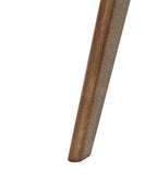 Set of 2 Dining Chairs ELAINE Bouclé Fabric Taupe – Dark Wood Frame