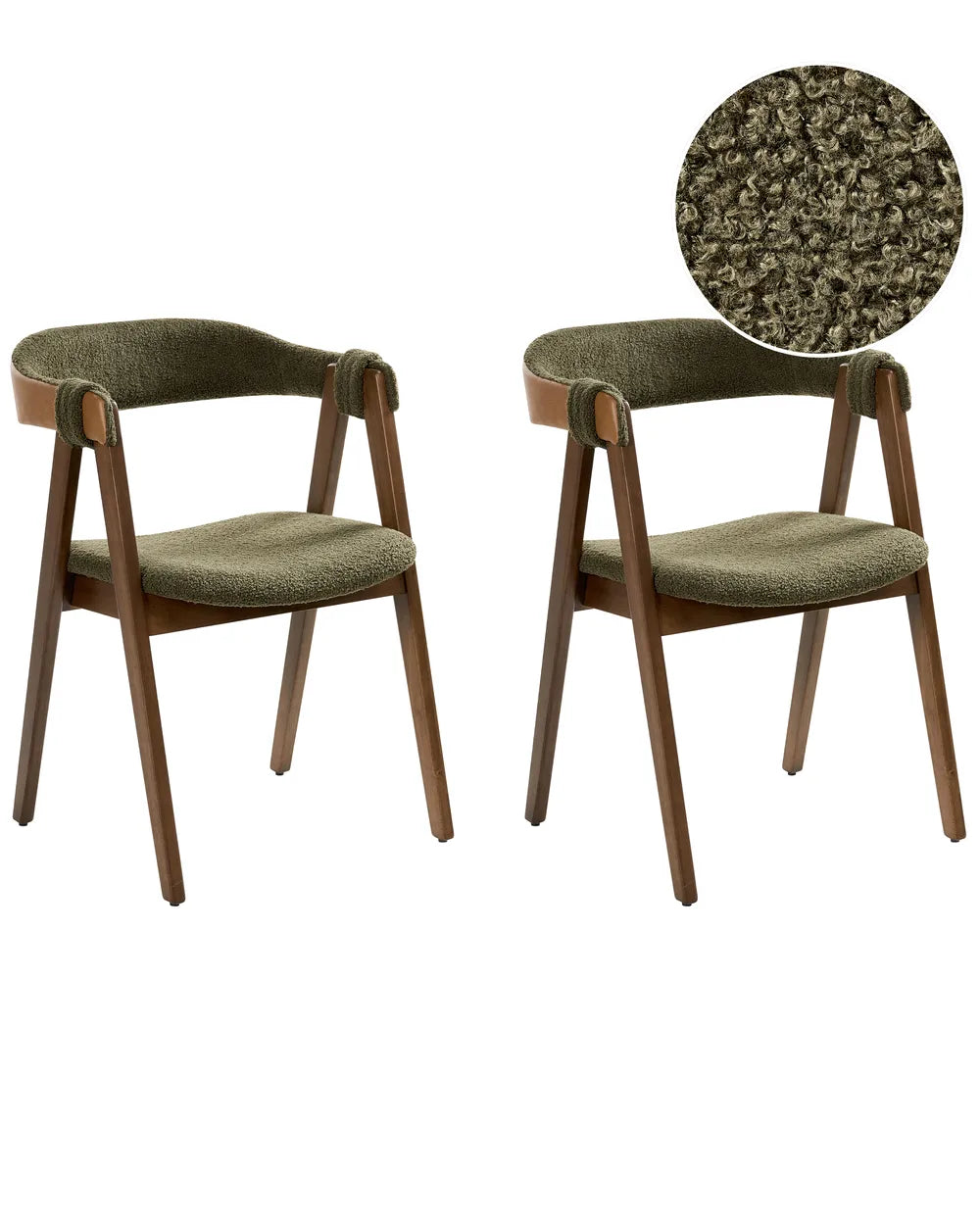 2 Dining Chairs in Traditional Style