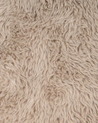 Classic Armchair SKOVDE Faux Fur Upholstered Armchair with Armrests – Taupe