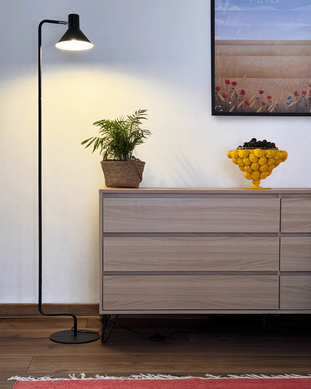 6 Drawer Chest Cardigan Light Brown