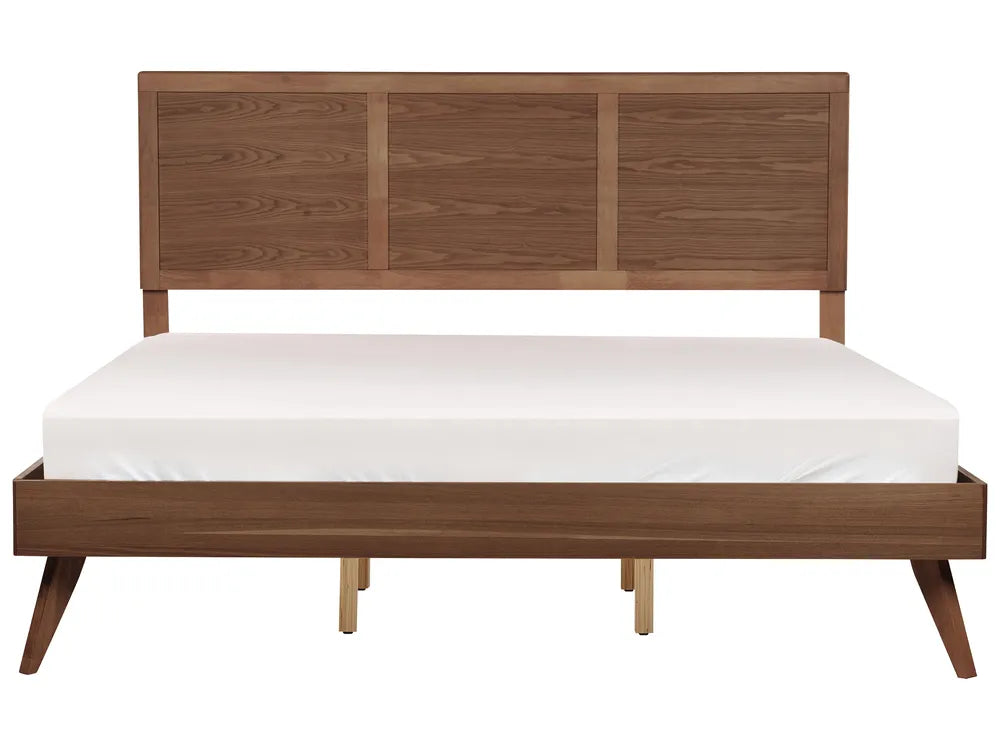 Bed ISTRES 160 x 200 cm (EU King Size) 180 x 200 cm (EU Super King Size) Dark Ash Wood