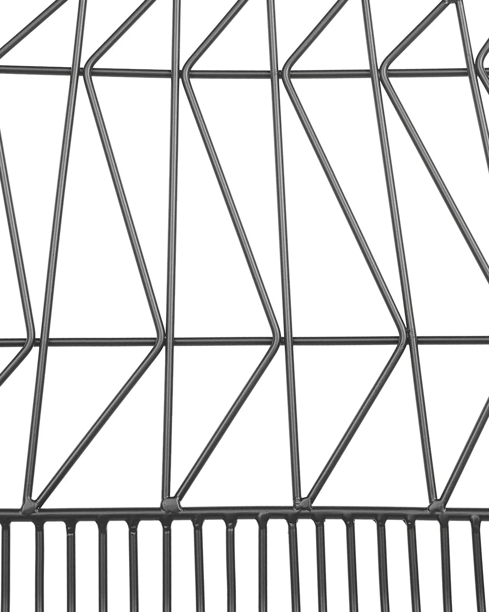 Set of 2 Dining Chairs HARLAN Metal Black with Faux Leather Seat