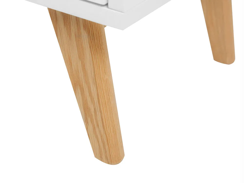 LIBERTY Modern TV Stand with Drawers and Shelves, White Finish, 180 cm – Suitable for TVs up to 75"