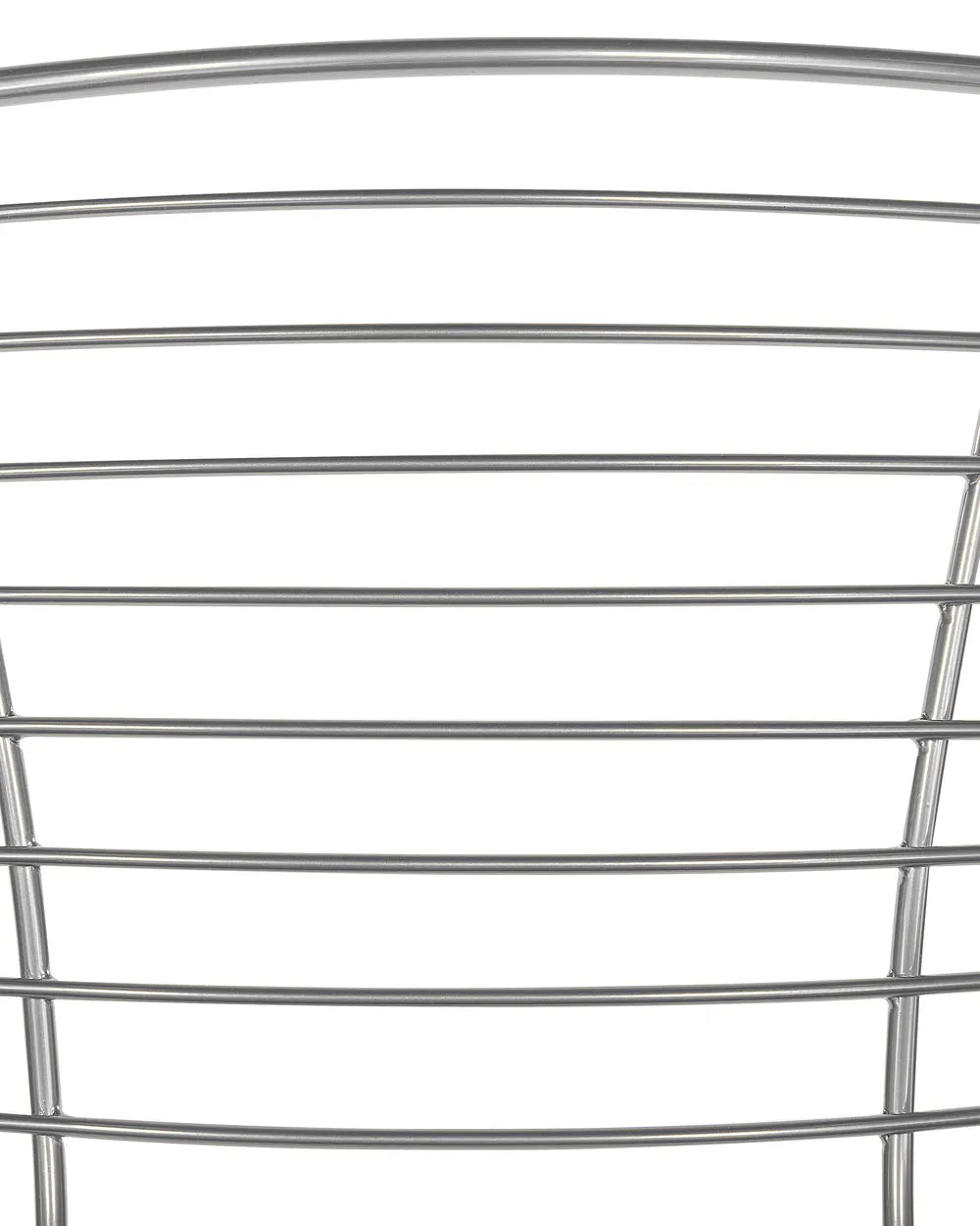 Set of 2 Dining Chairs HOBACK Metal Silver with Black Faux Leather Seat