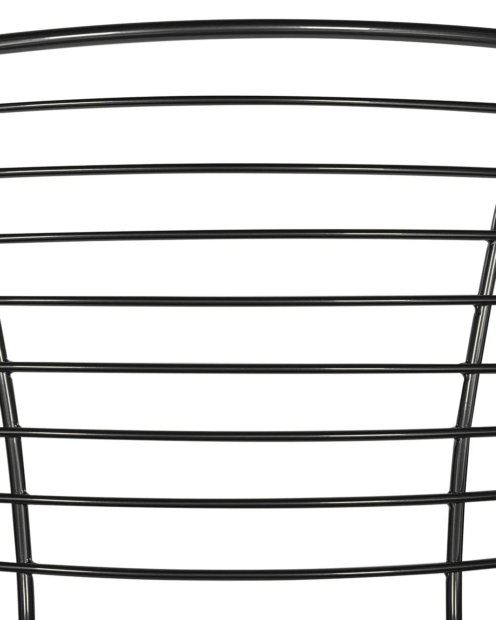 Set of 2 Dining Chairs HOBACK Metal Black with Black Faux Leather Seat