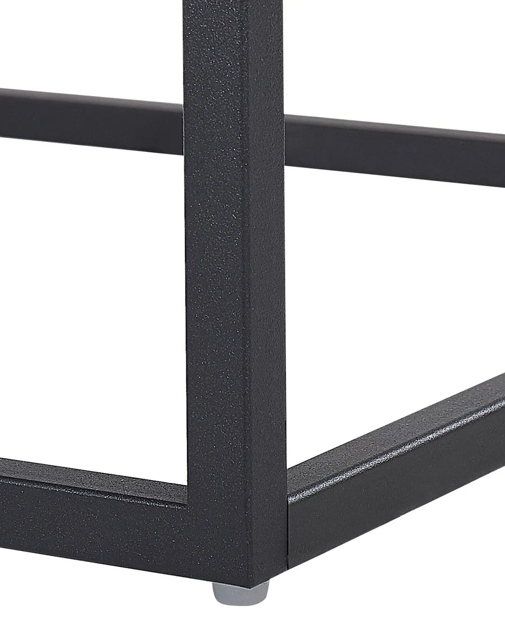 1 Drawer Industrial Bedside Table CAIRO – Light Grey, Concrete Effect, Metal Frame