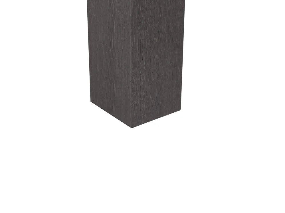 VITON Modern Dining Table 180 x 90 cm – Dark Brown Oak Veneer MDF Table for 6–8 People