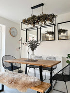 Set of 2 Dining Chairs HARLAN Metal Black with Faux Leather Seat