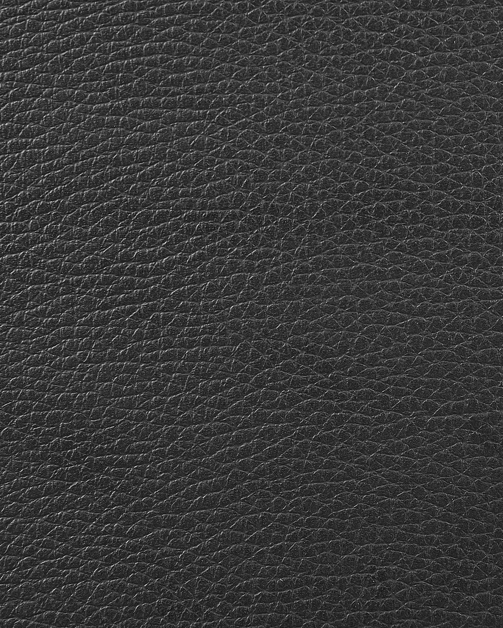 2 Drawer Bedside Table SEZANNE – Black Faux Leather Upholstered Nightstand with Metal Legs