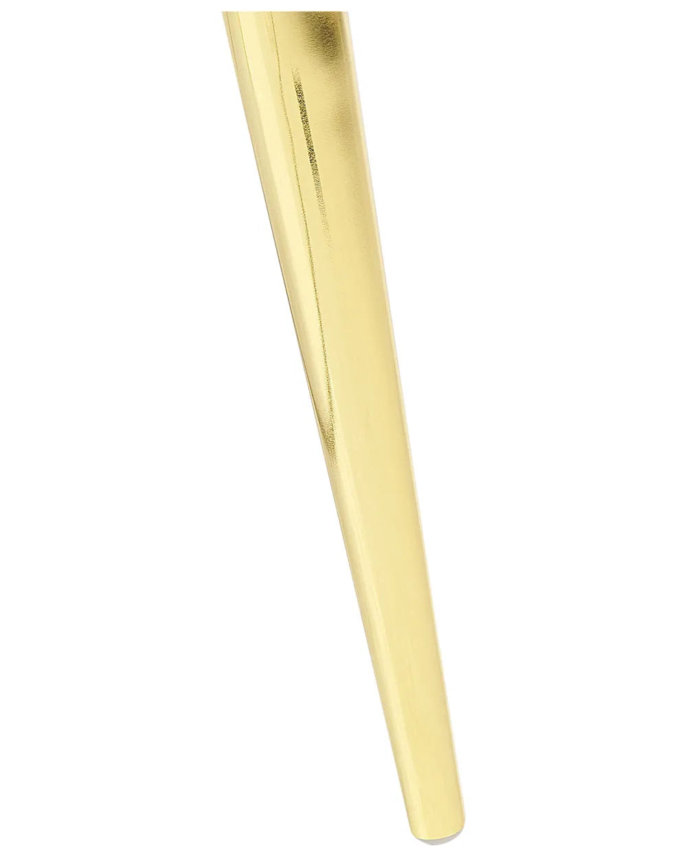 1 Drawer Bedside Table FLAYAT – Velvet Upholstered Nightstand, Orange with Gold Legs