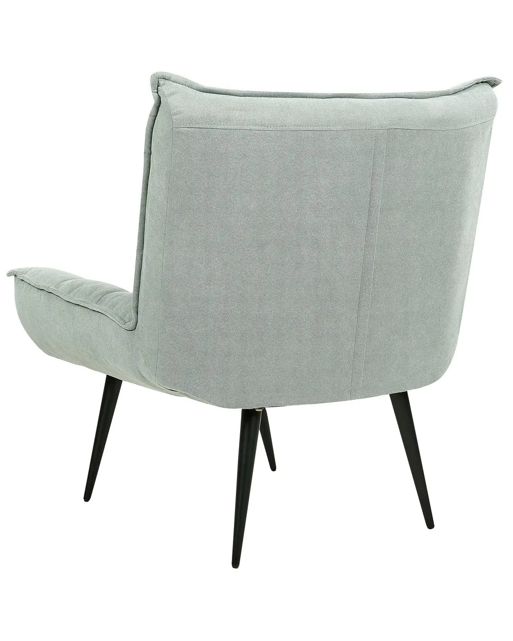 ALVESTA Boucle Mint Green Armchair – Modern Armless Accent Chair with Soft Upholstery