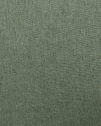 MASON Set of 2 Dining Chairs, Dark Green, Upholstered Fabric, Black Metal Legs