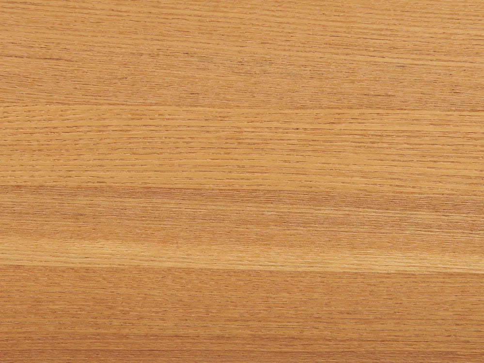 Bed without Headboard BERRIC – Minimalist Wooden Bed Frame, Ash Wood Finish, with Slatted Base (140×200 / 160×200 / 180×200 cm)