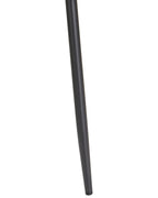 KALISPELL Set of 4 Upholstered Dining Chairs, Olive Green Velvet, Black Metal Legs