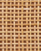 1 Drawer Bedside Table NIVO – Light Brown with Rattan Front