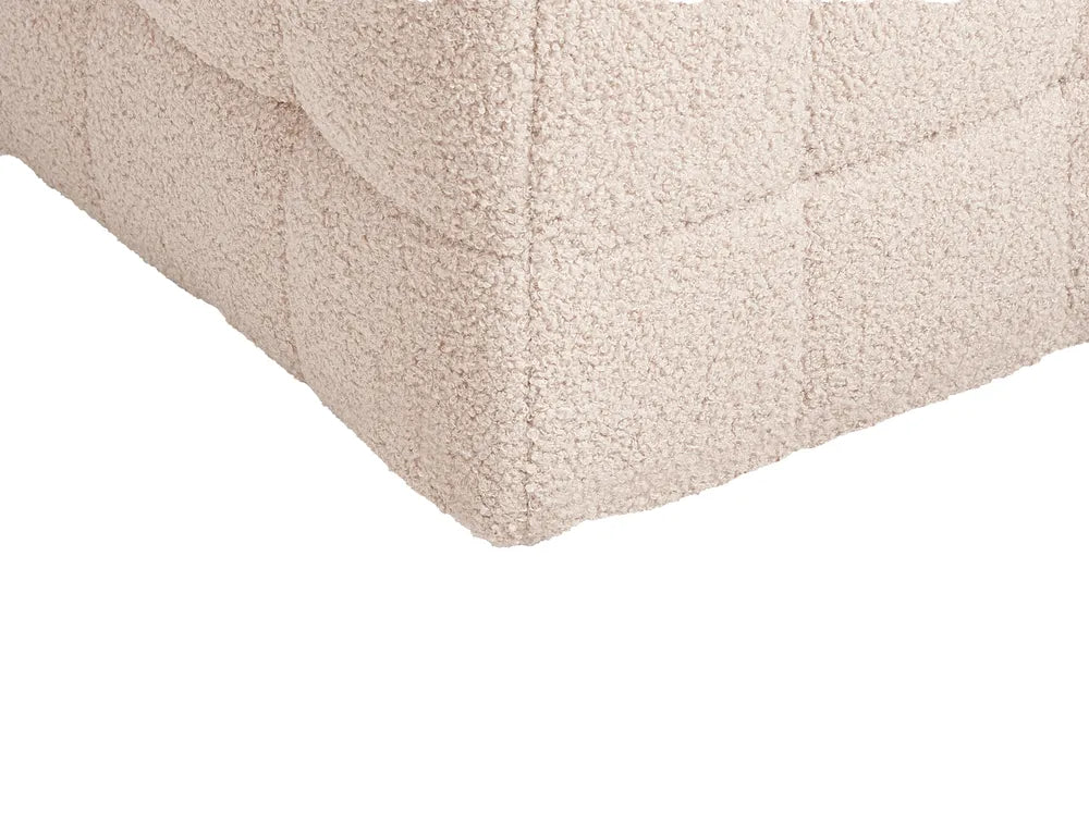 Storage Ottoman MICHIGAN Boucle Beige