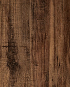 2 Drawer Bedside Table KEITH Dark Brown – Modern Nightstand with Storage