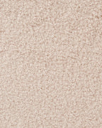 Set of 2 Dining Chairs ELAINE Bouclé Fabric Taupe – Dark Wood Frame