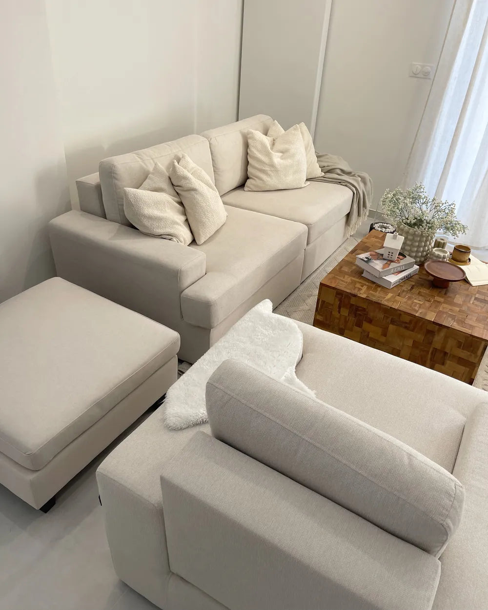 Coffee Table GAMBO – Solid Teak Wood, Brown