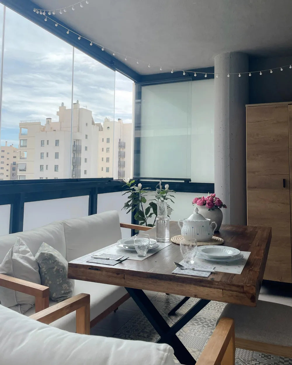 Dining Table CLIFTON Dark Brown 180 cm 90 cm Pine Wood