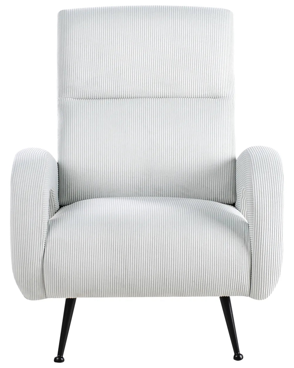 Armchair SVALOV Corduroy Mint Green – Retro Style Upholstered Armchair with Thick Padding