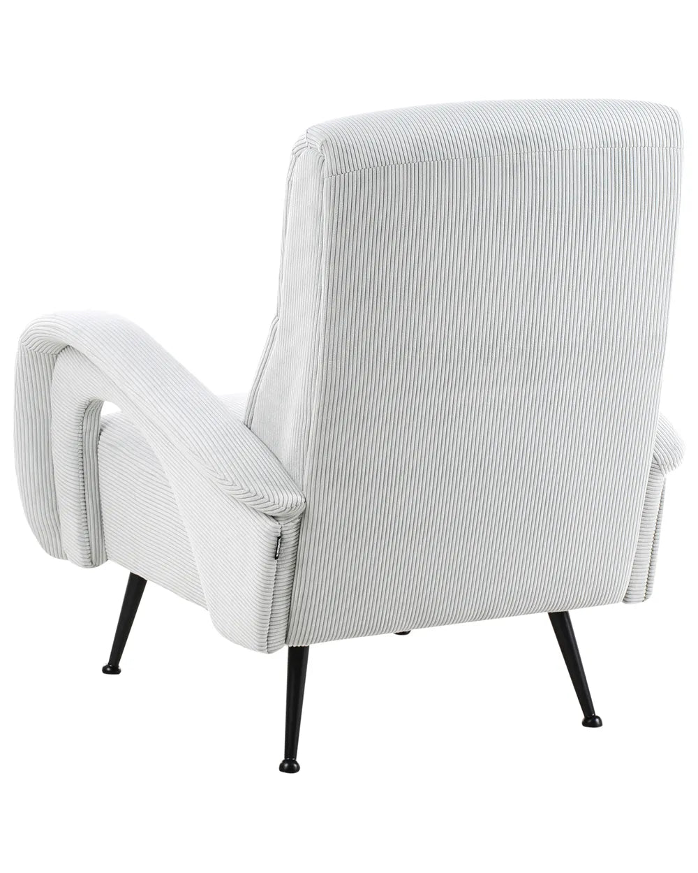 Armchair SVALOV Corduroy Mint Green – Retro Style Upholstered Armchair with Thick Padding