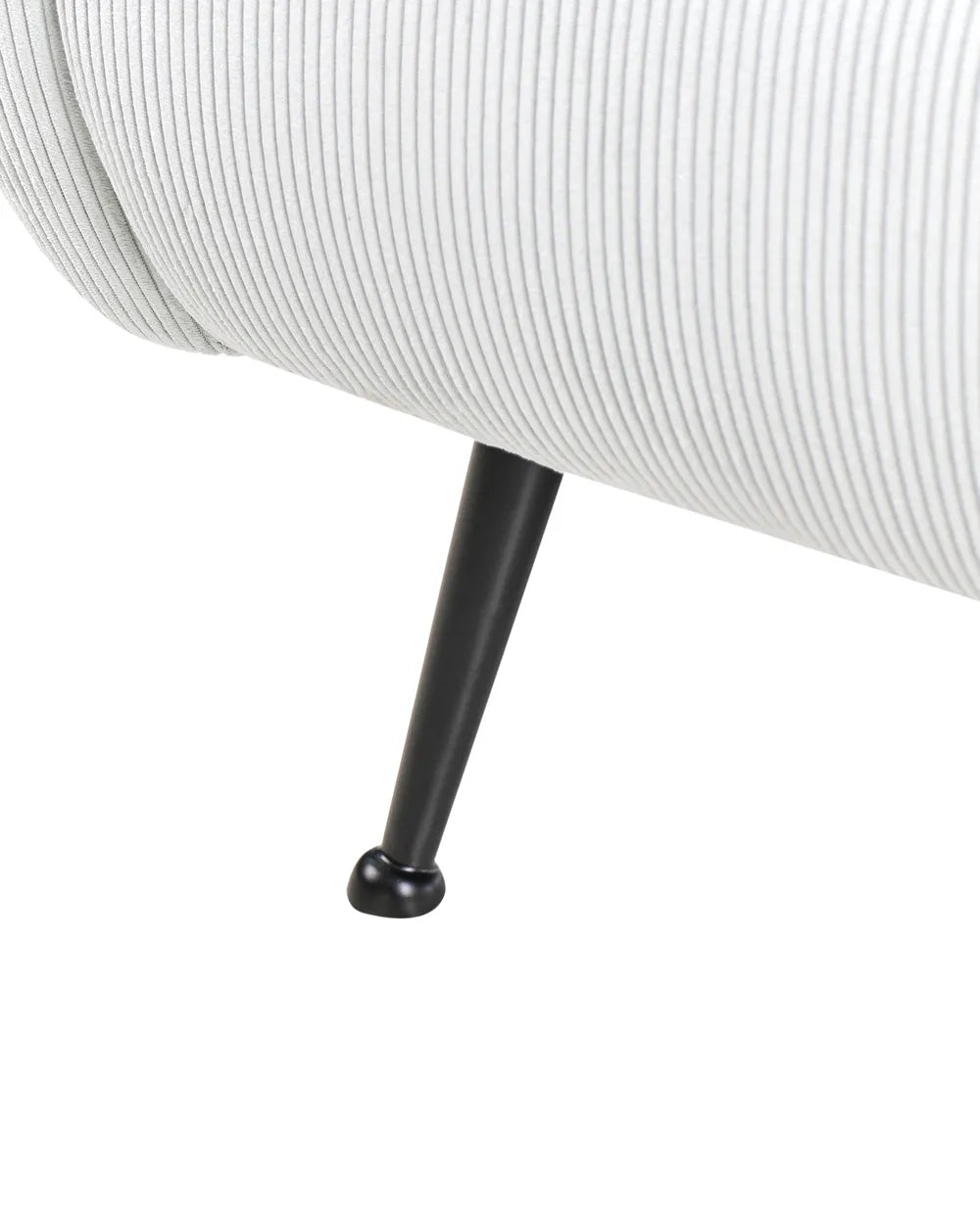 Armchair SVALOV Corduroy Mint Green – Retro Style Upholstered Armchair with Thick Padding