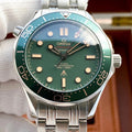 SEAMASTER DIVER 300 STAINLESS STEEL KHAKI DIAL