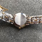 DEVILLE PRESTIGE 27MM QUARTZ GOLD STEEL MOP DIAL
